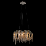 Люстра подвесная круглая с изогнутыми металлическими дугами и ниспадающими цепочками 65 см Atlantis Chain варинант исполнения - 11 | Loft Concept в Барнауле