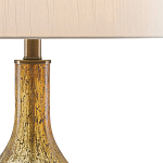 Настольная лампа с тканевым абажуром в форме цилиндра Thin Neck варинант исполнения - 1 | Loft Concept в Барнауле