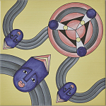 Плитка дизайнерская с узором Дива варинант исполнения - 4 | Loft Concept в Барнауле