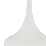 Настольная лампа с декором в виде белого цветка магнолии на каркасе и черным абажуром White Magnolia варинант исполнения - 1 | Loft Concept в Барнауле