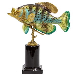 Статуэтка из фарфора в форме рыбы SEA Porcelain and Bronze