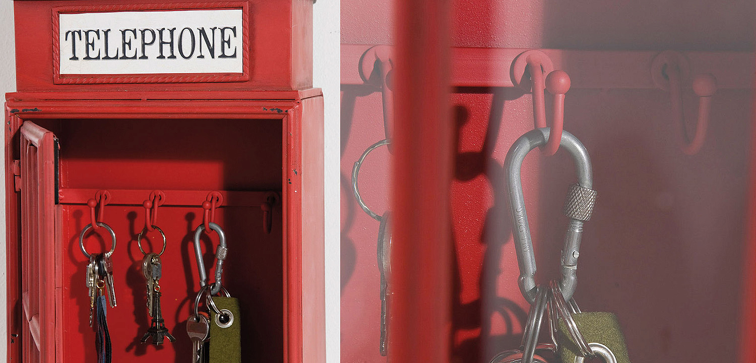 Ключница Red Telephone Box - Loft-Concept в Барнауле