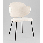 Стул Bellamy букле молочный варинант исполнения - 1 | Loft Concept в Барнауле