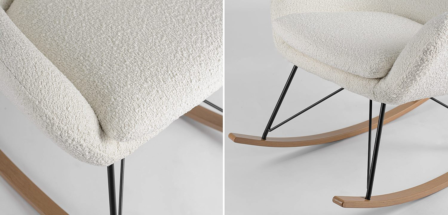 Rocking chair DORIA Кресло-Качалка Rocking chair DORIA Кресло-Качалка - Loft-Concept в Барнауле