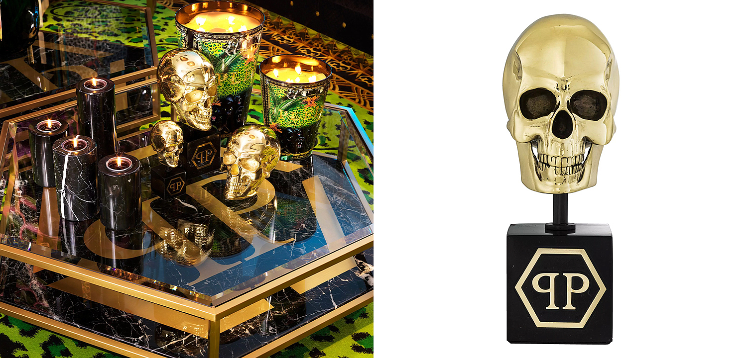Статуэтка Philipp Plein Gold Skull S Статуэтка Philipp Plein Gold Skull S - Loft-Concept в Барнауле
