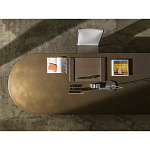 Дизайнерский рабочий стол из металла BLEVIO Table варинант исполнения - 4 | Loft Concept в Барнауле