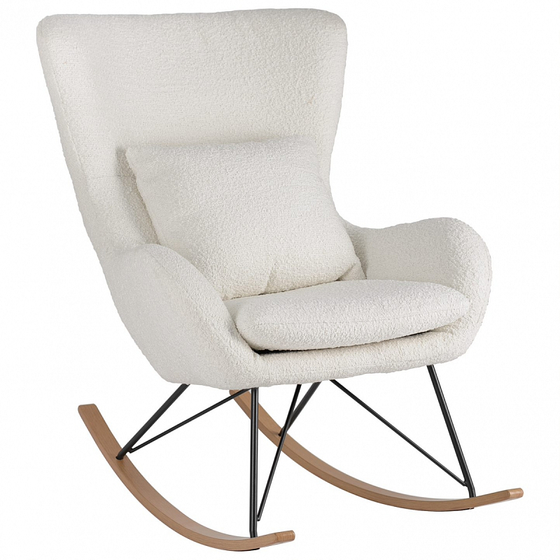 Rocking chair DORIA Кресло-Качалка Молочный Rocking chair DORIA Кресло-Качалка Молочный в Барнауле | Loft Concept