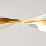 Люстра линейная с изогнутым плафоном Wave Line варинант исполнения - 8 | Loft Concept в Барнауле