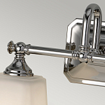 Бра для ванных комнат с квадратными матовыми плафонами на основании цвета хром Feiss варинант исполнения - 3 | Loft Concept в Барнауле