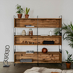 Стеллаж Coste Industrial Oak Rack варинант исполнения - 2 | Loft Concept в Барнауле