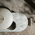 Дизайнерский рабочий стол из металла BLEVIO Table варинант исполнения - 7 | Loft Concept в Барнауле