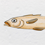 Плитка с узором Рыба Русалка варинант исполнения - 5 | Loft Concept в Барнауле