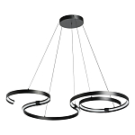 Люстра подвесная светодиодная в виде волнообразной ленты Ribbon Vortex варинант исполнения - 2 | Loft Concept в Барнауле