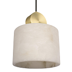 Подвесной светильник с круглым мраморным плафоном Marble square варинант исполнения - 5 | Loft Concept в Барнауле