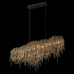 Люстра подвесная с металлическими дугами и длинными цепочками 115 см Atlantis Chain варинант исполнения - 14 | Loft Concept в Барнауле