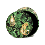 Пуф Leopards in the ferns варинант исполнения - 3 | Loft Concept в Барнауле