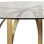 Стол обеденный круглый с основанием из 2-х пересекающихся колец Modern Geometric Silhouette варинант исполнения - 1 | Loft Concept в Барнауле