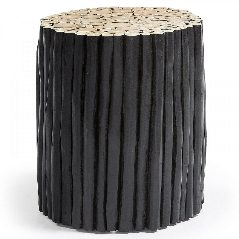 Приставной стол Table Licorice Sticks Черный Бежевый Приставной стол Table Licorice Sticks Черный Бежевый в Барнауле | Loft Concept