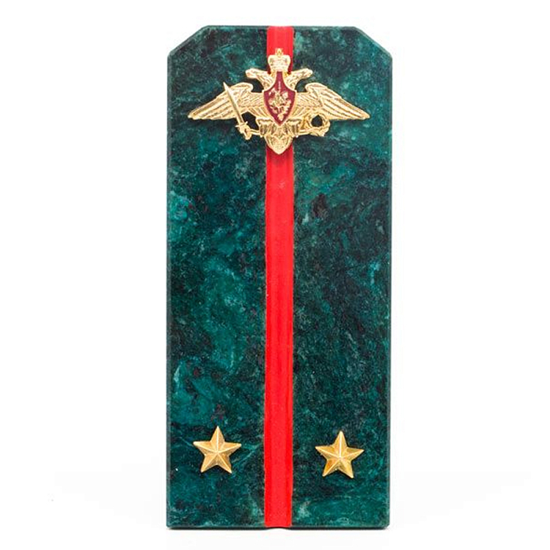 Сувенир Погон ВС из натурального камня змеевик Souvenir Epaulets Змеевик Красный Золотой Сувенир Погон ВС из натурального камня змеевик Souvenir Epaulets Змеевик Красный Золотой в Барнауле | Loft Concept