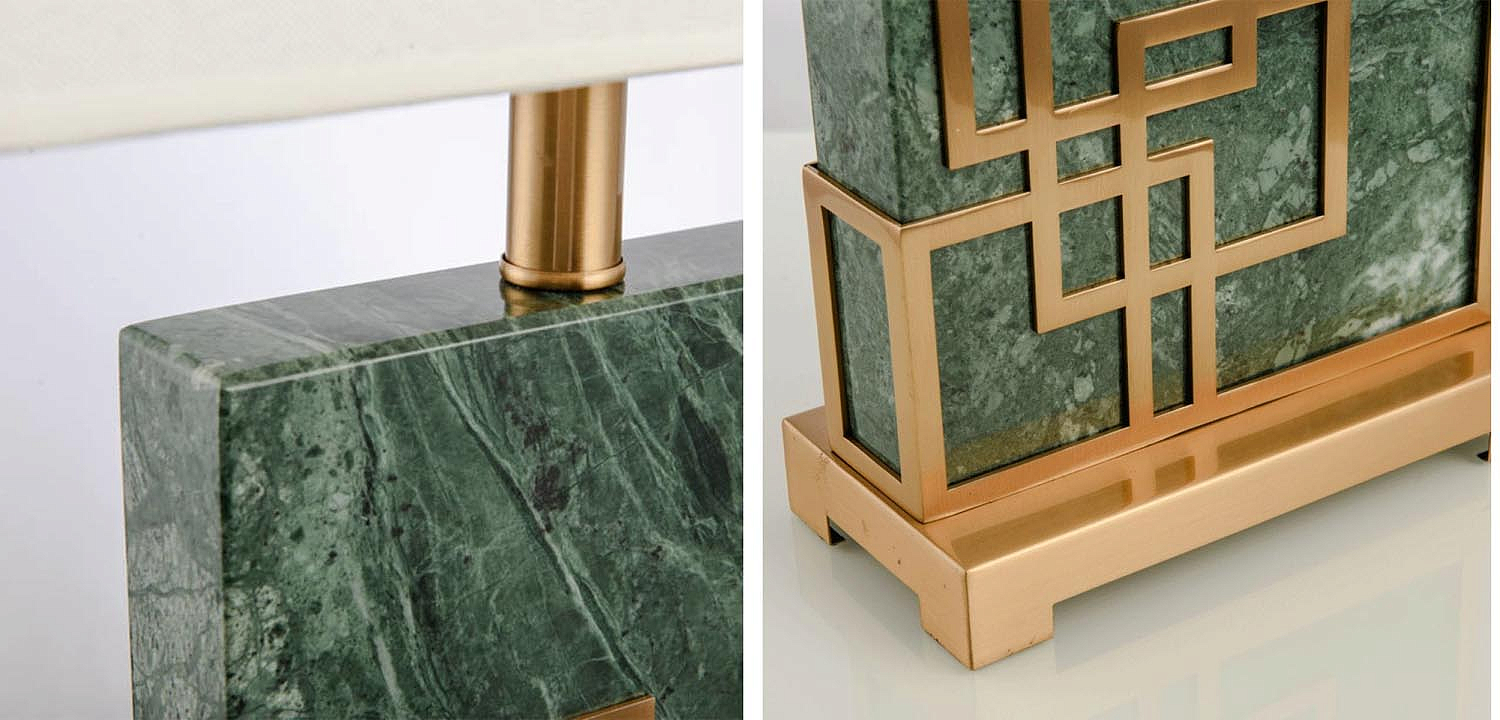 Настольная лампа Table Lamp marble green - Loft-Concept в Барнауле
