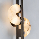 Бра  с фигурным мраморным рассеивателем Spiral of Warm Light варинант исполнения - 3 | Loft Concept в Барнауле