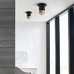 Потолочный светильник светодиодный с плафоном из натурального камня Purgatory варинант исполнения - 2 | Loft Concept в Барнауле