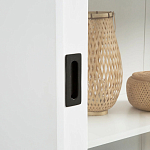 Витрина с раздвижными дверцами Wells Glass Showcase White варинант исполнения - 6 | Loft Concept в Барнауле