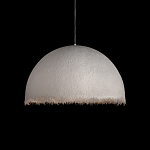 Подвесной светильник в форме купола белого цвета с ажурной бахромой Tactile Line варинант исполнения - 11 | Loft Concept в Барнауле