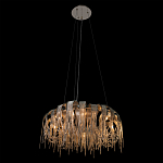 Люстра круглая подвесная с металлическими дугами и длинными цепочками 80 см Atlantis Chain варинант исполнения - 5 | Loft Concept в Барнауле