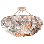 Потолочный светильник с каскадным абажуром из ракушек Sea Ravens варинант исполнения - 2 | Loft Concept в Барнауле