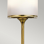 Бра вертикальное с белым полукруглым плафоном и длинным стержнем S Kichler варинант исполнения - 4 | Loft Concept в Барнауле