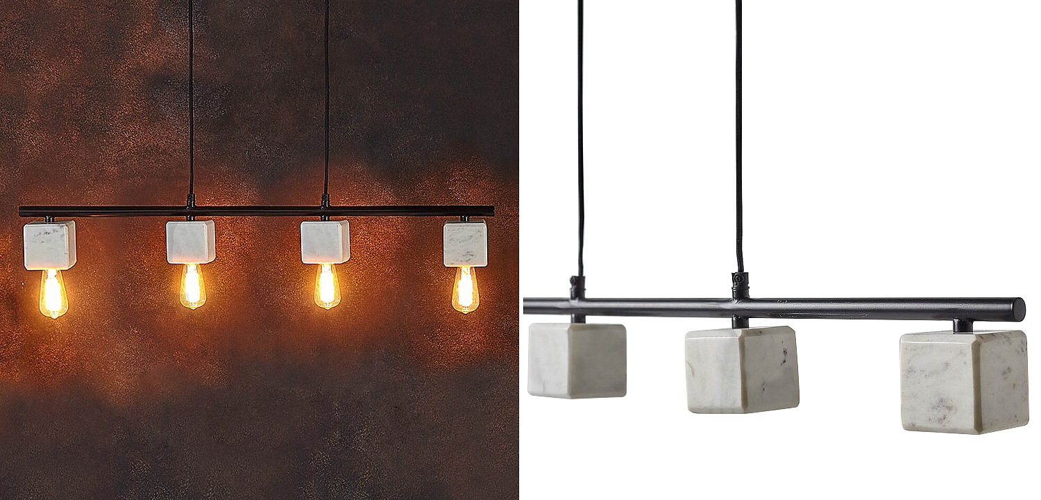 Люстра Shaw Four Marble Cubes Chandelier Люстра Shaw Four Marble Cubes Chandelier - Loft-Concept в Барнауле