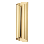 Бра с матовым цилиндрическим абажуром цвета латунь Monolith варинант исполнения - 1 | Loft Concept в Барнауле