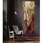 Тканый вручную абстрактный гобелен Коралловый риф Coral reef варинант исполнения - 3 | Loft Concept в Барнауле