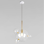 Подвесной светильник со стеклянными плафоном в виде шара и золотыми деталями & Coombes варинант исполнения - 1 | Loft Concept в Барнауле