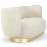 Диван с обивкой букле Ambrose Soft Boucle Sofa варинант исполнения - 3 | Loft Concept в Барнауле