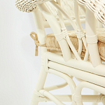 Комплект обеденный из ротанга Eloise grand white варинант исполнения - 9 | Loft Concept в Барнауле