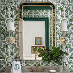 Зеркало в золотой раме Arched Mirror варинант исполнения - 3 | Loft Concept в Барнауле