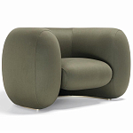 Дизайнерское полукруглое мягкое кресло CINNAMON Armchair варинант исполнения - 1 | Loft Concept в Барнауле