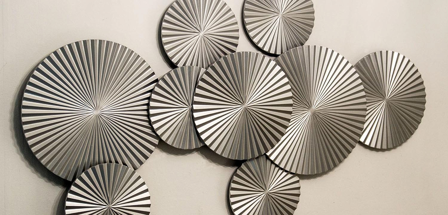 Арт-объект Apollo Silver Wall Plaque Disc 9 Арт-объект Apollo Silver Wall Plaque Disc 9 - Loft-Concept в Барнауле