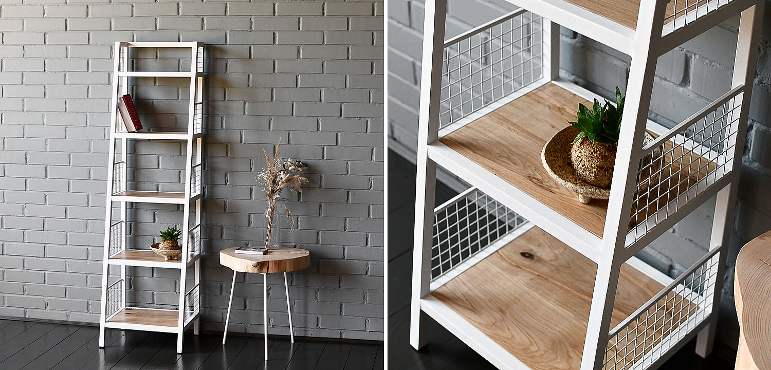 Стеллаж Kiyan Industrial Metal Rust Rack Стеллаж Kiyan Industrial Metal Rust Rack - Loft-Concept в Барнауле