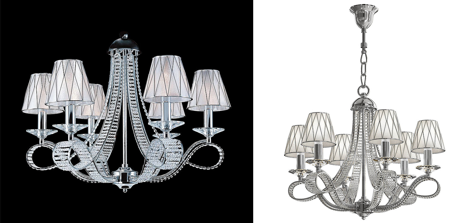 Люстра Franseza Chandelier chrome 67 Люстра Franseza Chandelier chrome 67 - Loft-Concept в Барнауле