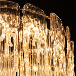 Бра с эффектом стекающего стекла и прозрачными трубками Textured Glass варинант исполнения - 7 | Loft Concept в Барнауле