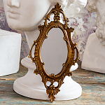 Зеркало настенное в ажурной раме бронзового цвета Classic Ornament Mirror варинант исполнения - 3 | Loft Concept в Барнауле