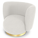 Кресло с обивкой букле Ambrose Boucle Armchair варинант исполнения - 7 | Loft Concept в Барнауле