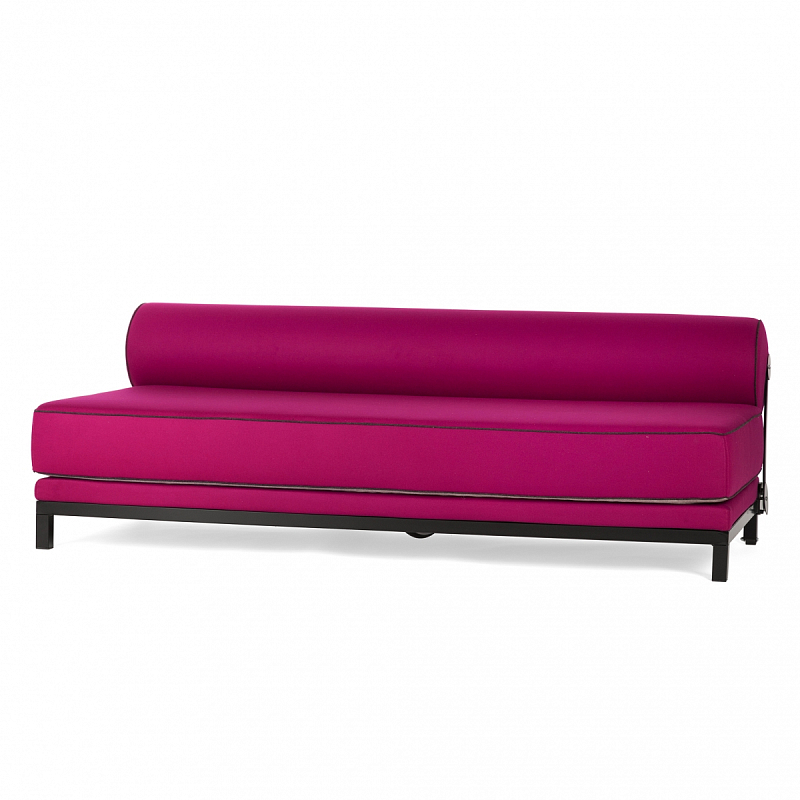 Диван Roller Sofa Фуксия Черный в Барнауле | Loft Concept 