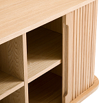 Длинный низкий буфет с 2-мя раздвижными дверцами Toinette Light Cupboard варинант исполнения - 5 | Loft Concept в Барнауле