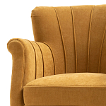 Кресло велюровое на ножках из массива ясеня Jessie Armchair варинант исполнения - 5 | Loft Concept в Барнауле