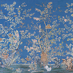 Обои ручная роспись Houghton Canton Blue варинант исполнения - 1 | Loft Concept в Барнауле