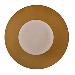 Бра круглое с плафоном из натурального камня на латунном основании Cryptocrystalline Stone варинант исполнения - 3 | Loft Concept в Барнауле